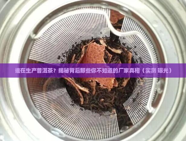 普洱茶的生产厂家