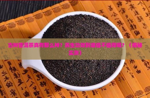 古树普洱茶的养生功能