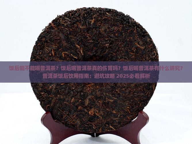饭后能不能喝普洱茶