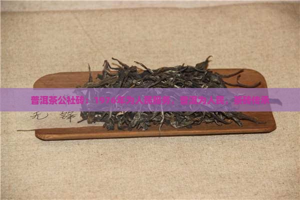 1976年的普洱茶公社砖