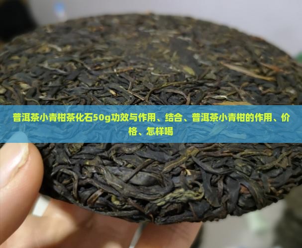 普洱茶小青柑茶化石50g