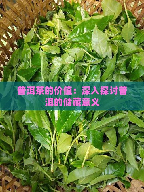 储藏普洱茶的价值