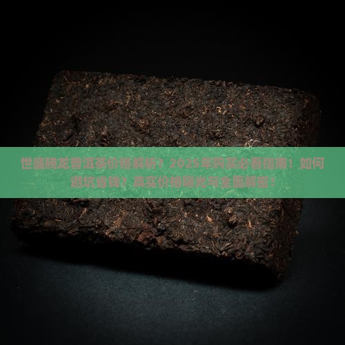 世盛腾龙普洱茶价格