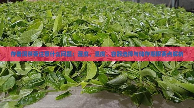 存普洱茶要注意什么问题：湿度、温度、容器选择与储存期限要点解析