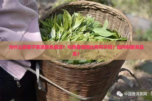 碎银子茶汤颜色的描述