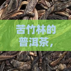 苦竹林普洱茶的特点