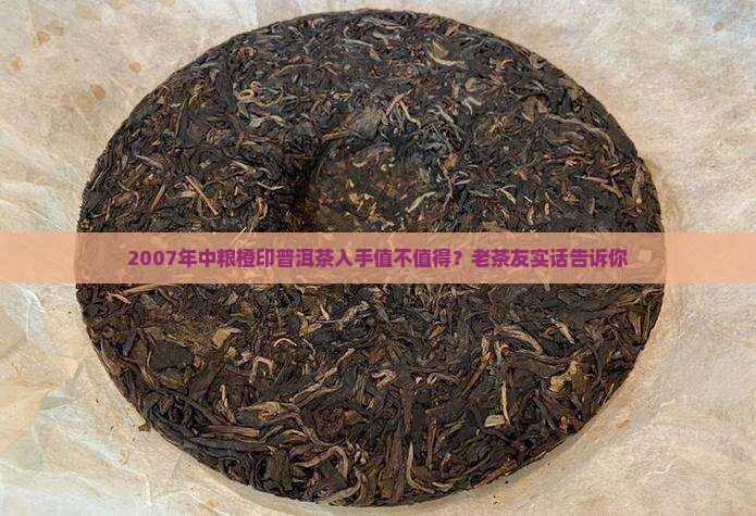 中粮橙印2007普洱茶