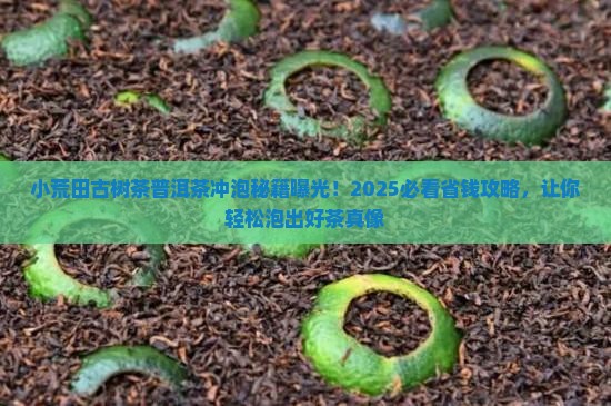 小荒田古树茶普洱茶的冲泡步骤