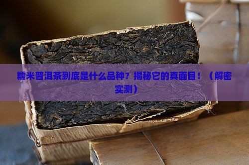 糯米普洱茶属于哪个品种