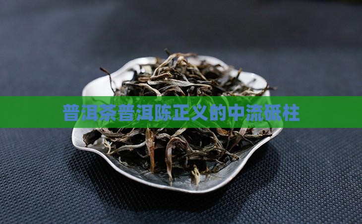 普洱茶陈正义的中流砥柱