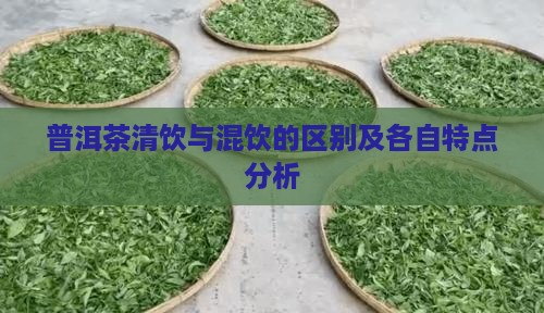 普洱茶清饮与混饮的区别及各自特点分析