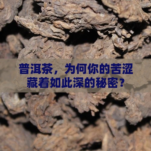 普洱茶都有苦涩吗为什么