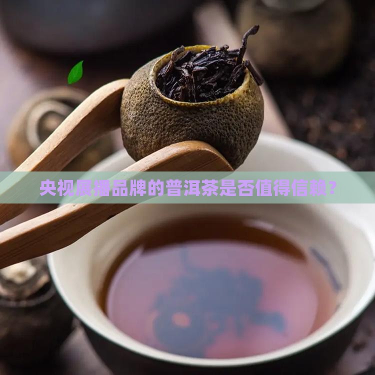 央视展播品牌的普洱茶好吗