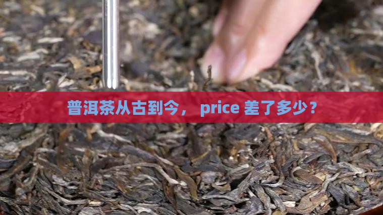 普洱茶前世与今生价格差多少