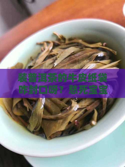 装普洱茶牛皮纸密封袋怎么封口