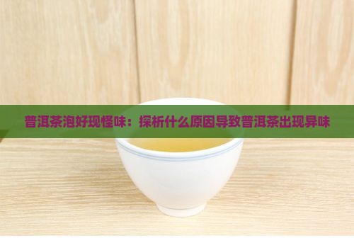 普洱茶刚泡好有怪味