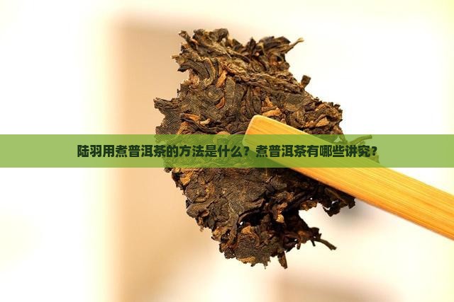 陆羽经普洱茶用煮