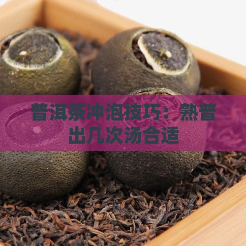 熟普洱茶出几次汤合适
