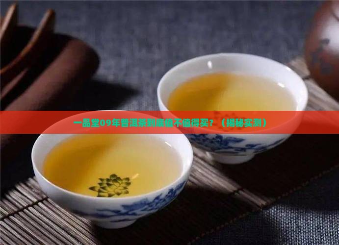 一品堂09年普洱茶
