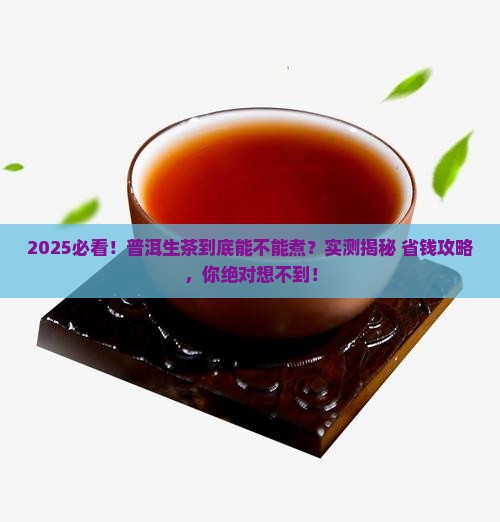 普洱茶生茶要煮吗