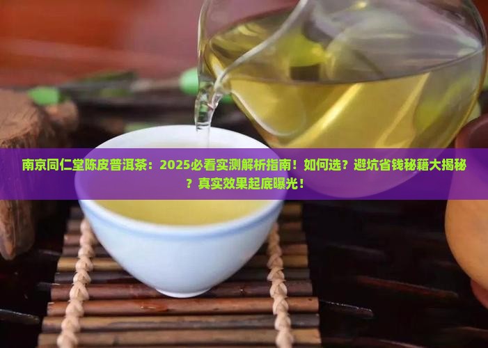 南京同仁堂陈皮普洱茶