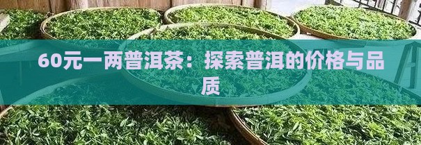 60元一两普洱茶