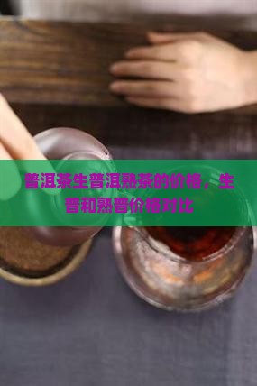 普洱茶生普洱熟茶的价格