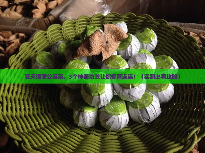 夏天喝蒲公英茶的功效与作用