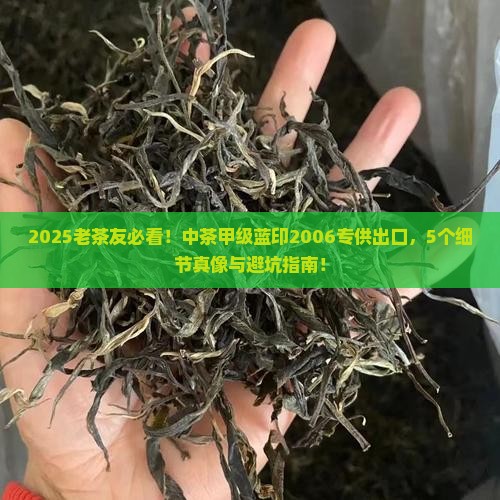 中茶甲级蓝印2006专供出口