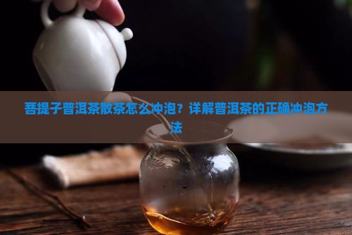 菩提子普洱茶散茶怎么泡