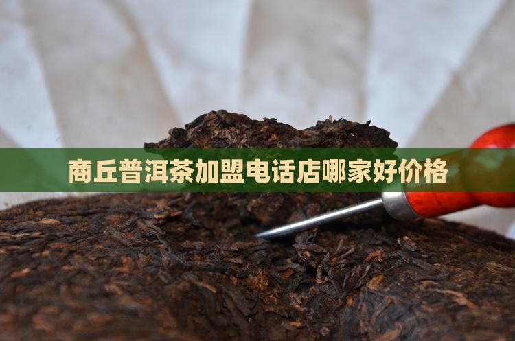 商丘普洱茶加盟