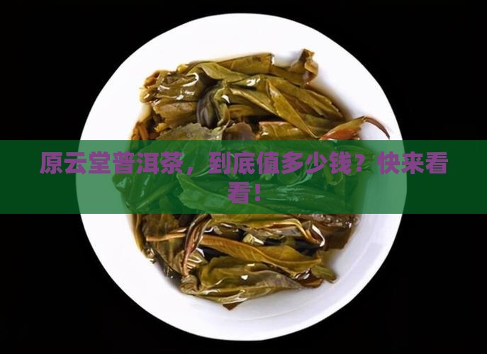 普洱茶原云堂的价格