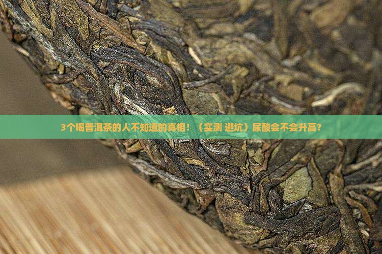 普洱茶是不是增加尿酸