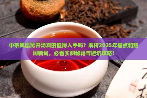 中茶凤凰窝开汤