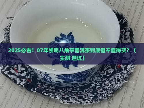 07年黎明八角亭普洱茶