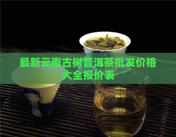 古树普洱茶购买购价格表