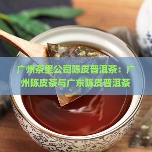 广州茶里公司陈皮普洱茶