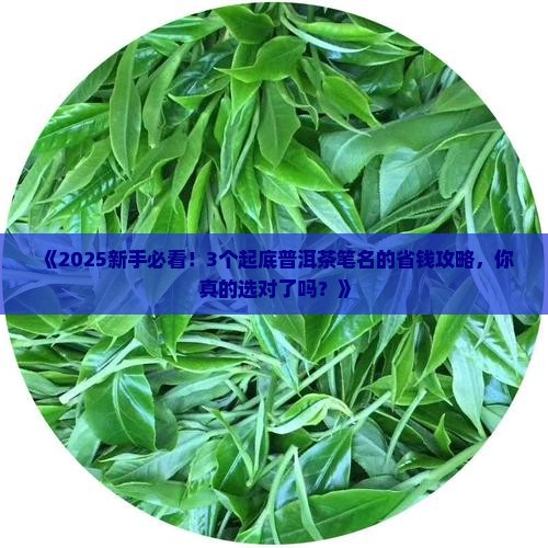 关于普洱茶的笔名