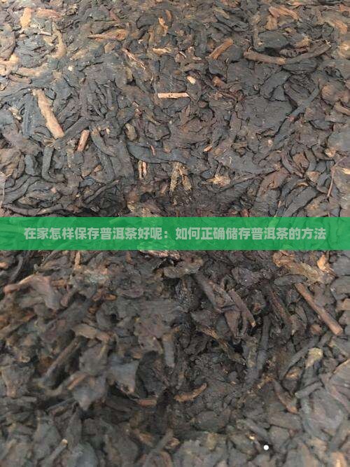 在家怎样储存普洱茶好呢
