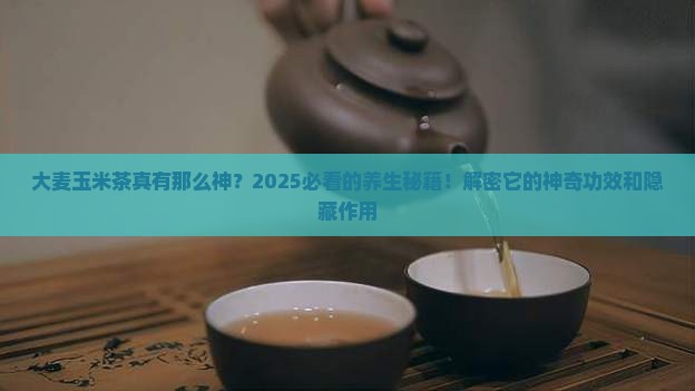 大麦玉米茶的功效与作用