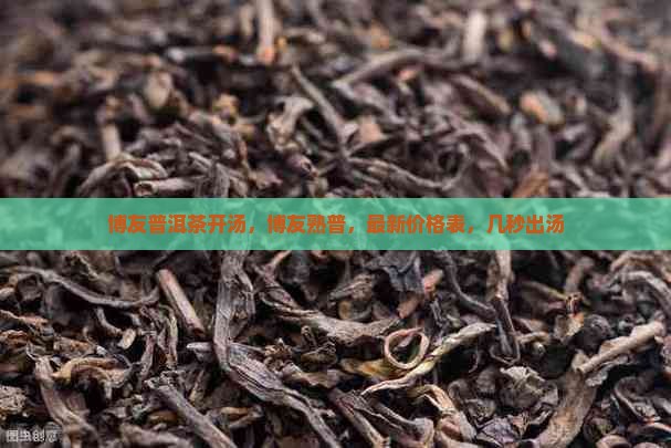博友普洱茶开汤