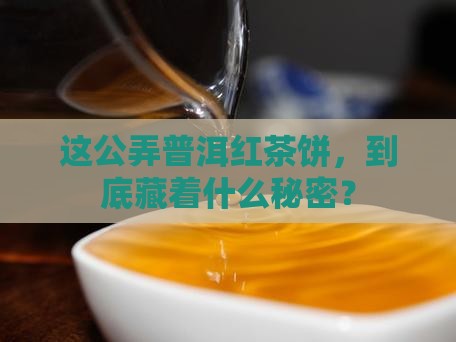 公弄普洱茶红茶饼