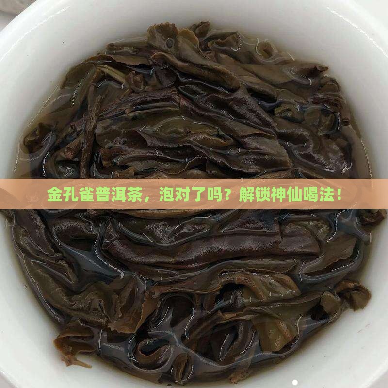 金孔雀普洱茶怎么泡