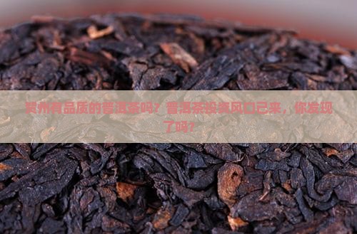 贺州有品质的普洱茶吗