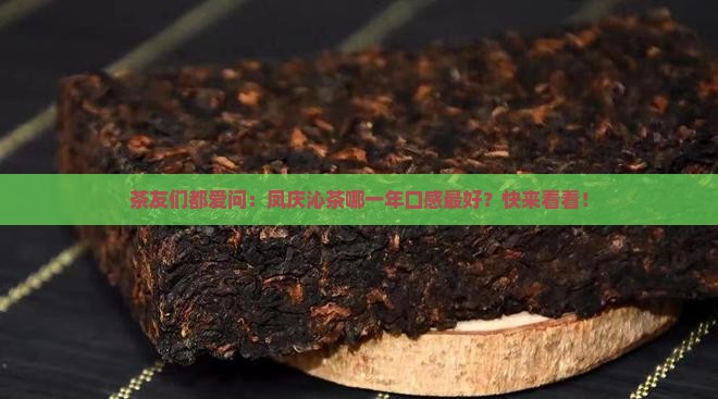 凤庆沱茶哪一年的好