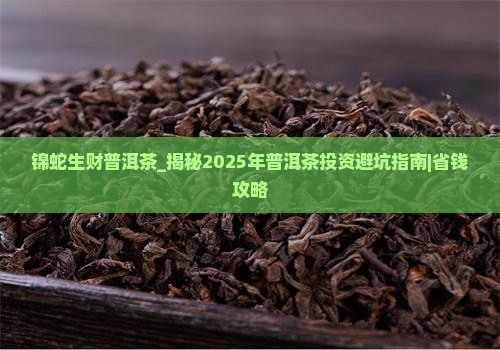 锦蛇生财普洱茶