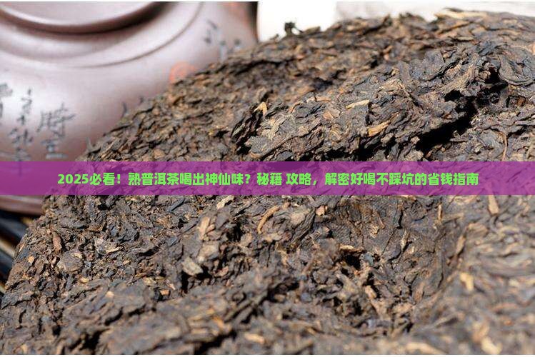 熟普洱茶怎么喝好喝