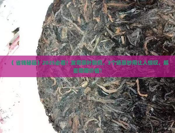 发霉的茶叶能做什么用