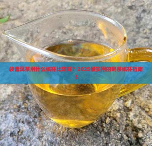 装普洱茶用什么纸杯比较好