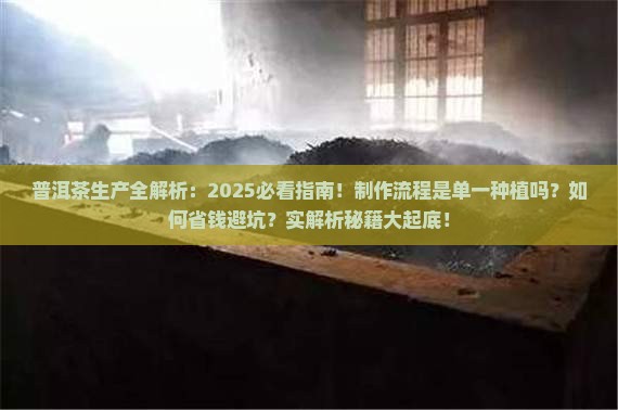 普洱茶的生产属于与单